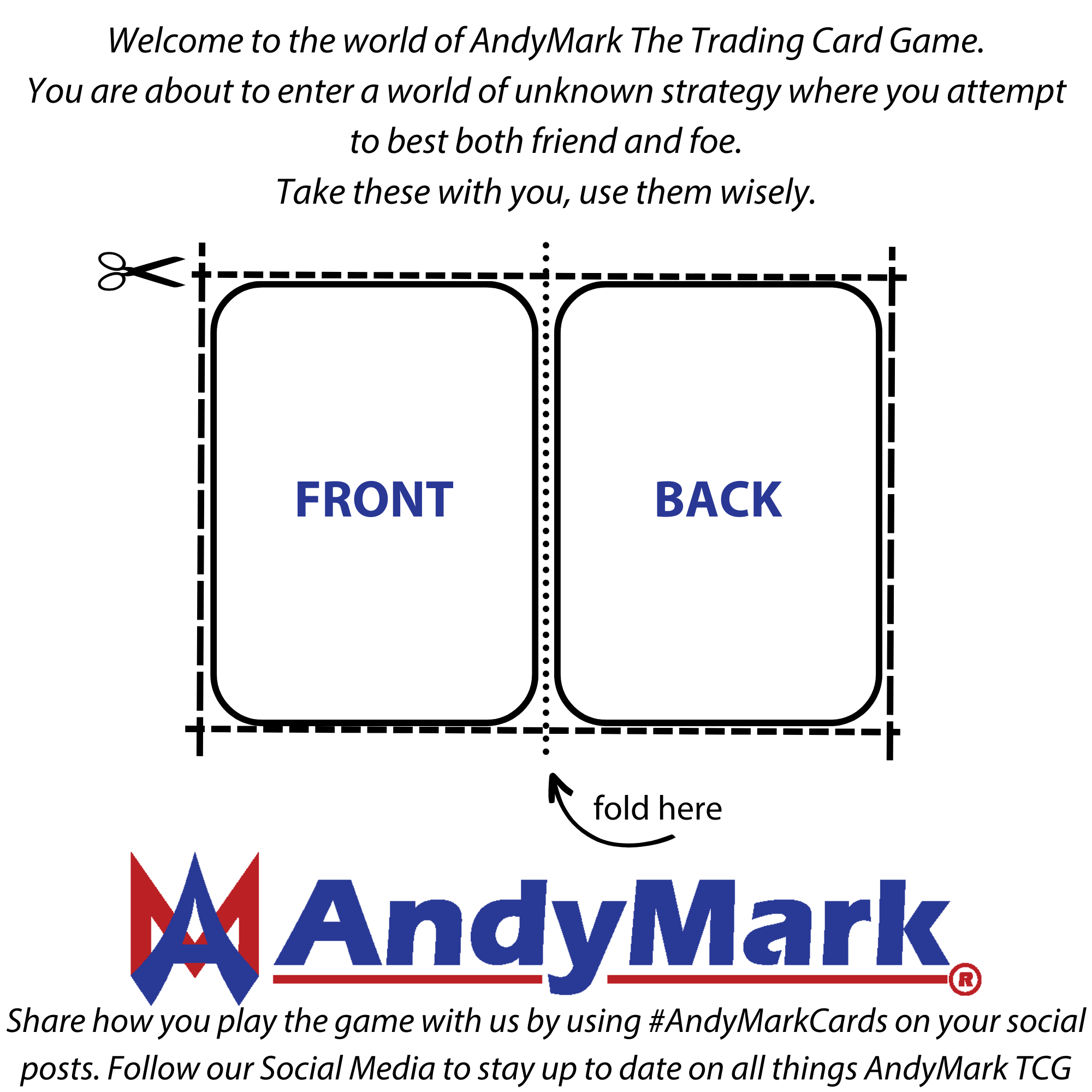 Welcome to the world of AndyMark The Trading Card Game You are about to enter a world of unknown strategy where you attempt to best both friend and foe Take these with you use them wisely preview